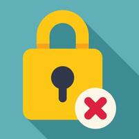 Yellow padlock being unlocked showing security breach vector