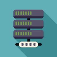 Server rack system being accessed with password protection vector