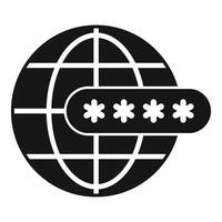 Global network security system protecting with password vector