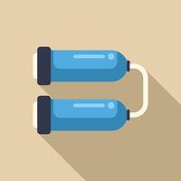 Water filter cartridges for home water purification system vector