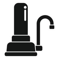 Water filter purifier system icon in simple style on a white background vector