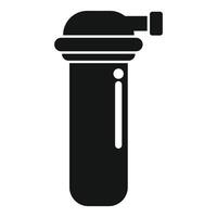 Reverse osmosis water filter icon, simple style vector
