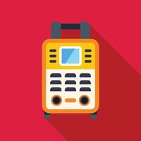 Portable digital multimeter for measuring electrical parameters vector