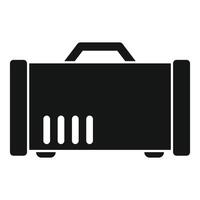 Portable power generator providing electricity during blackout vector