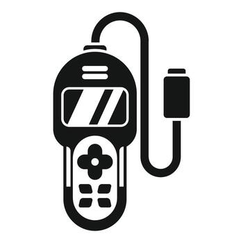 coche diagnóstico herramienta icono demostración error detección y reparar vector