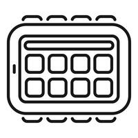 Secure mobile payment system showing nfc technology vector