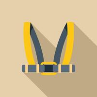 Safety harness keeping you secure while working at height vector