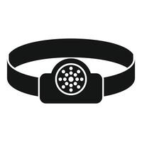 Headlamp flashlight providing illumination for exploration vector
