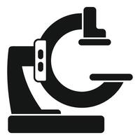 Magnetic resonance imaging scanner standing on the white background vector