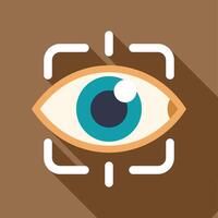 Human eye scanning with focus on security and access vector