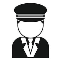 Driver icon showing chauffeur or taxi service vector