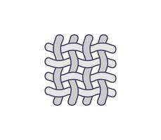 Textile, fabric icon. vector