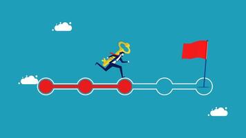 success progress direction loading vector