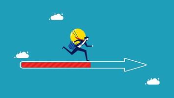 success progress direction loading vector