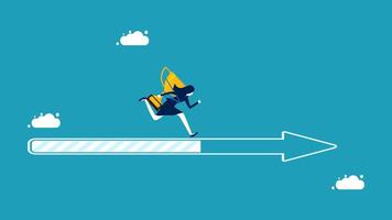 success progress direction loading vector