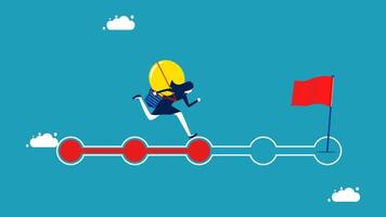 success progress direction loading vector