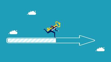 success progress direction loading vector