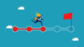 success progress direction loading vector