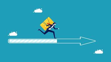 success progress direction loading vector