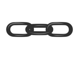 a black and white image of a chain link vector