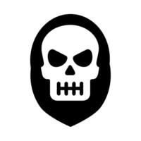 Skull icon illustration vector