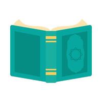 An open book with a star on it vector