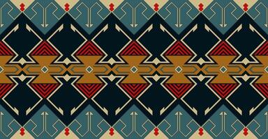 Navajo pattern for making pillows Seamless geometric pattern, Aztec style, used to print blankets and rugs. vector
