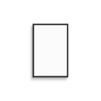 uma vertical quadro, Armação zombar acima isolado em transparente fundo. png