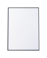 Frame mock up isolated on transparent background, 3d rendering. png