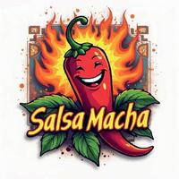 a tshirt design of a chili pepper with the word papra written on it vector
