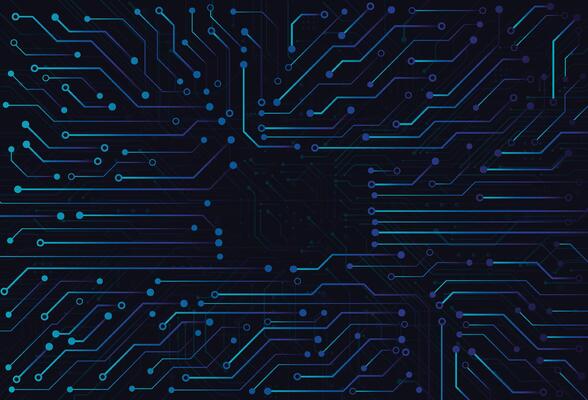 Abstract digital background with technology circuit board texture. Electronic motherboard illustration. Communication and engineering concept