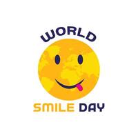 Smile Day Poster vector