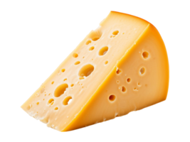 Piece of Delicious Cheese Isolated on Transparent Background png