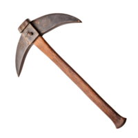 Old Rusty Pickaxe Isolated on Transparent Background png