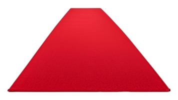 Luxurious Red Carpet Isolated on Transparent Background png