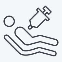 Icon Euthanasia. related to Seath symbol. line style. simple illustration vector