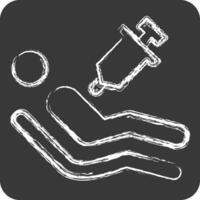 Icon Euthanasia. related to Seath symbol. chalk Style. simple illustration vector