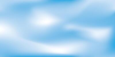 Beautiful clouds, abstract white and blue color gradient background. illustration. vector
