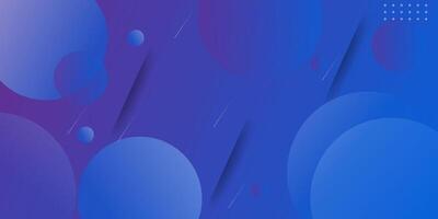 Abstract colorful blue and purple gradient illustration background with dynamic simple circle pattern. eps 10 vector