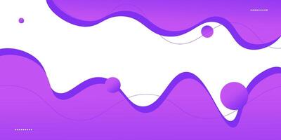 abstract simple gradient, smooth minimal bright purple waves and purple lines on a white background. eps 10 vector