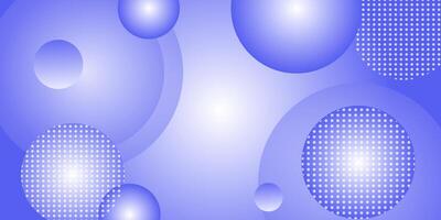 Bright blue abstract background with simple circle shapes and lines. colorful blue design. Modern with a geometric shape concept. vector
