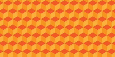 Abstract geometric pattern, orange background vector