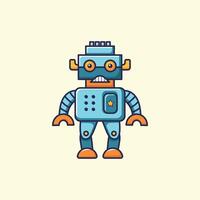 Toy Blocks Robot vector