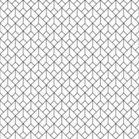 Black White Linear Geometric Seamless Pattern vector