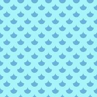 Blue Vintage Shape Pattern Background vector