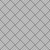 Square Black White Lines Geometric Seamless Pattern Background vector