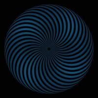 The abstract vibrant spiral of colorful geometric patterns. vector