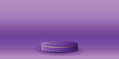 Podium display with background the same color as the podium. Modern studio, wall scene fashion, stage podium scene with for Award Ceremony. 3D rendering. vector