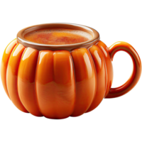 Pumpkin Coffee mug concept png