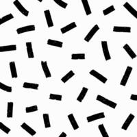 Square hand drawn pattern, textured pencil chaotic strokes on white background. Grunge doodle illustration, curved lines, organic shapes, scribble elements. vector